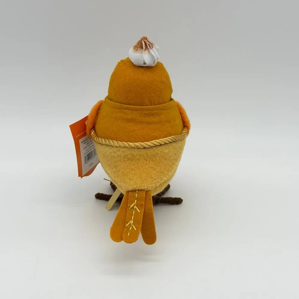 Target Featherly Friends Pumpkin Pie Bird WHIP Fall Thanksgiving Harvest NWT